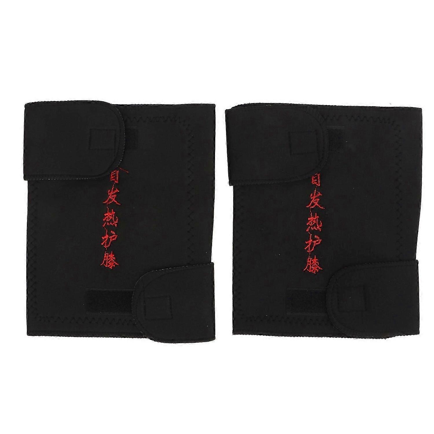 2025 Latest Model 2pcs Heated Knee Brace Wraps Breathable Adjustable Keep Warm...