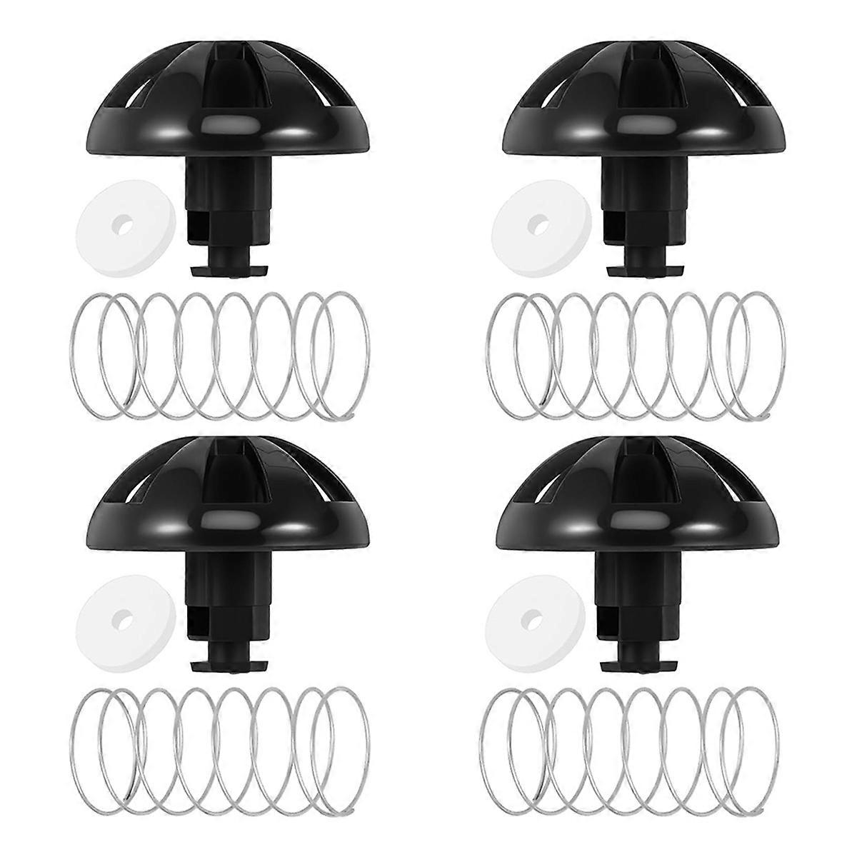 4 Set Coffee Machine Brew Basket Spring Loaded Stopper for