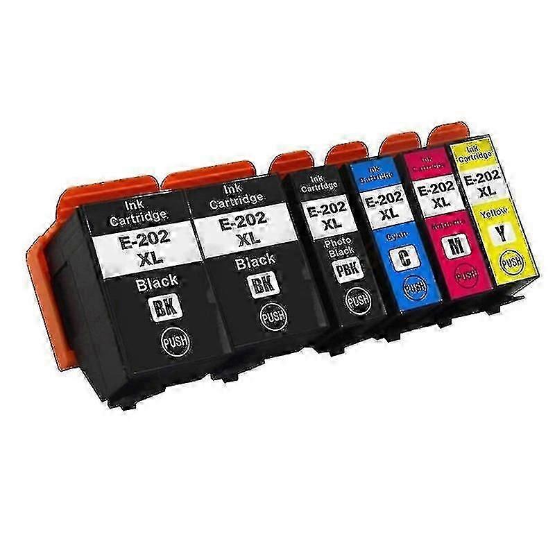 Cartuchos de tinta 202XL de alta capacidade para impressoras Epson - Compatível com os modelos XP-6000/6005/6100/6105