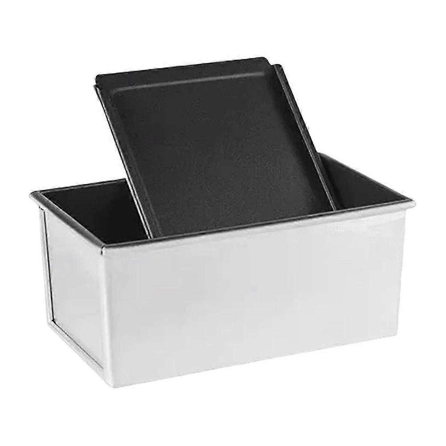 Loaf Pan with Lid, Dough Capacity Rectangular Bread Pan, Non-Stick Long Bread Pans for Homemade Bread,Pullman Loaf Pan