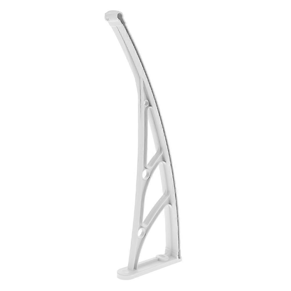 Window Awnings Bracket White Plastic Steel for Daily Use with Versatile Fit and Door Canopy Brackets