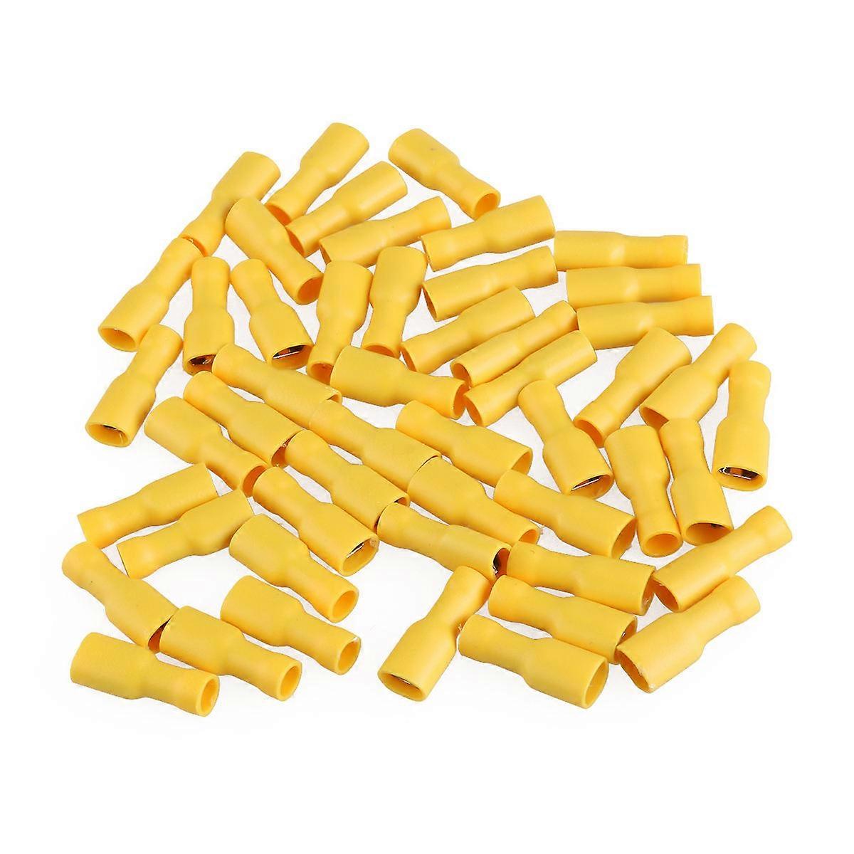 Electrical Terminals Connector Female Insulated Crimp Terminals for 50Pcs