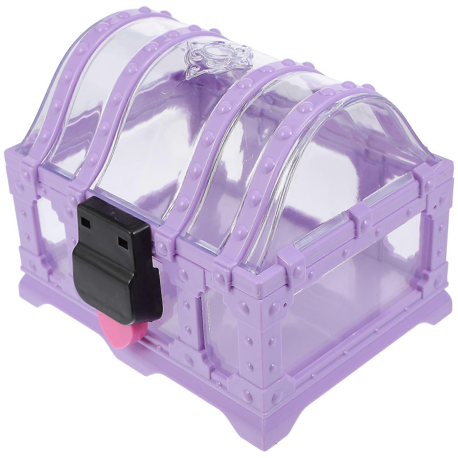 ABS Jewelry Box Creative Storage Case with Lock for Kids 1Set