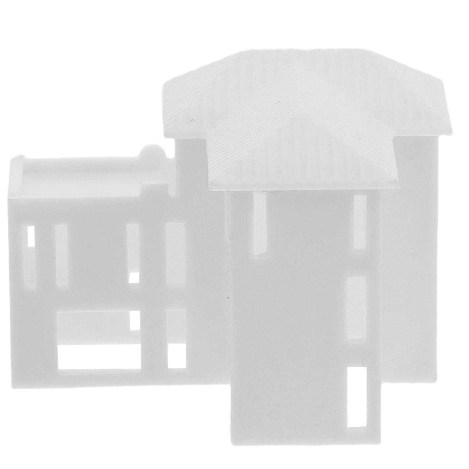 House Decor Mini Realistic Design Sand Table Model For Display Architecture Enthusiasts White 3.40X2.50X2.50CM 1Pcs