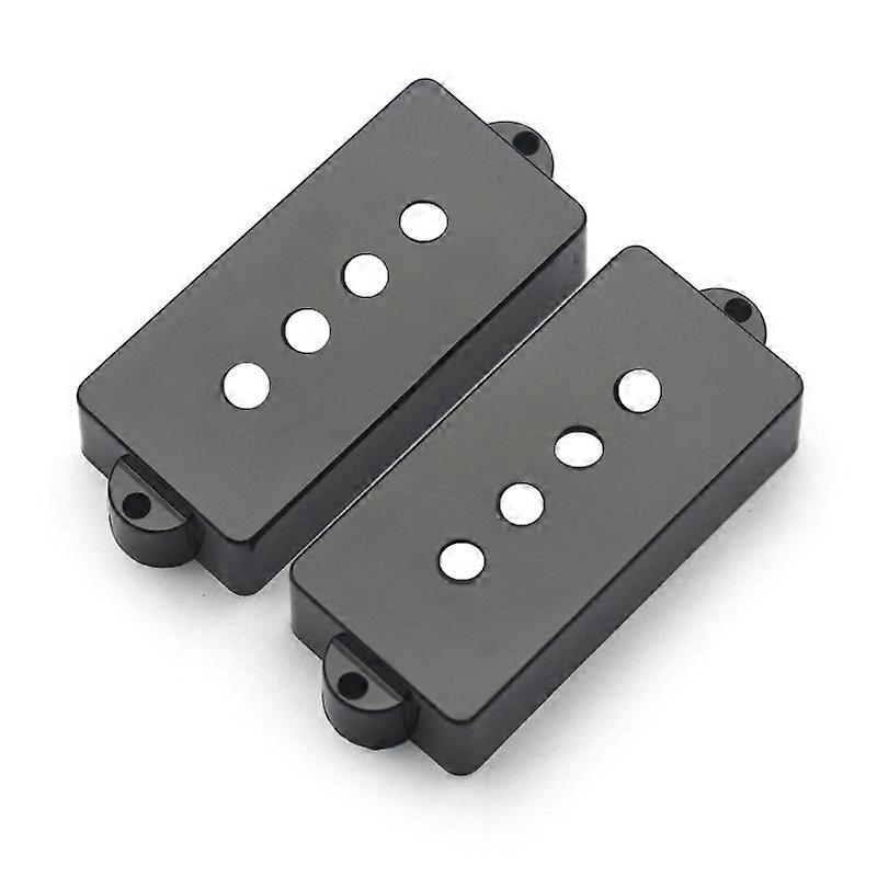 4 String Noiseless Pickup Set, Black, For Precision P Bass Bridge