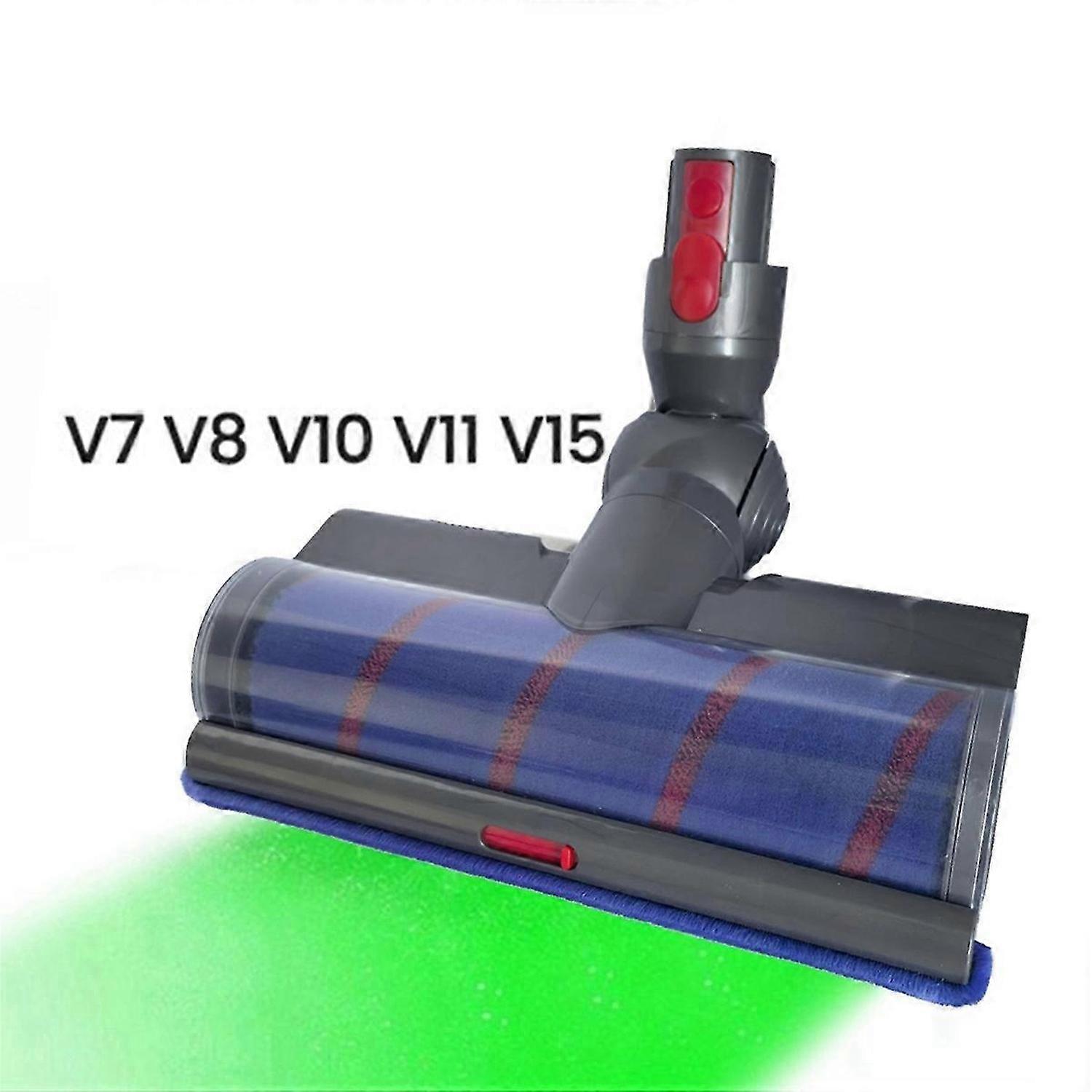 Electric Soft Roller Brush Head with Switch Button Vacuum Attachment