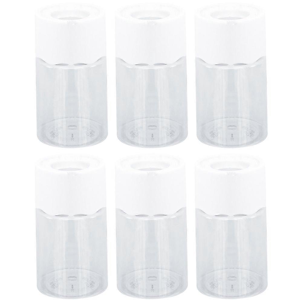 Water Pot for Plants Hydroponic Flowerpots Plastic for 6Pcs Decor