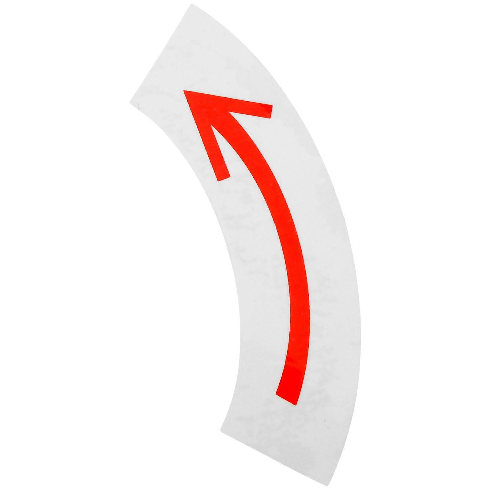 Arrow Indicator Equipment Sticker for Warning Durable Red Decal
