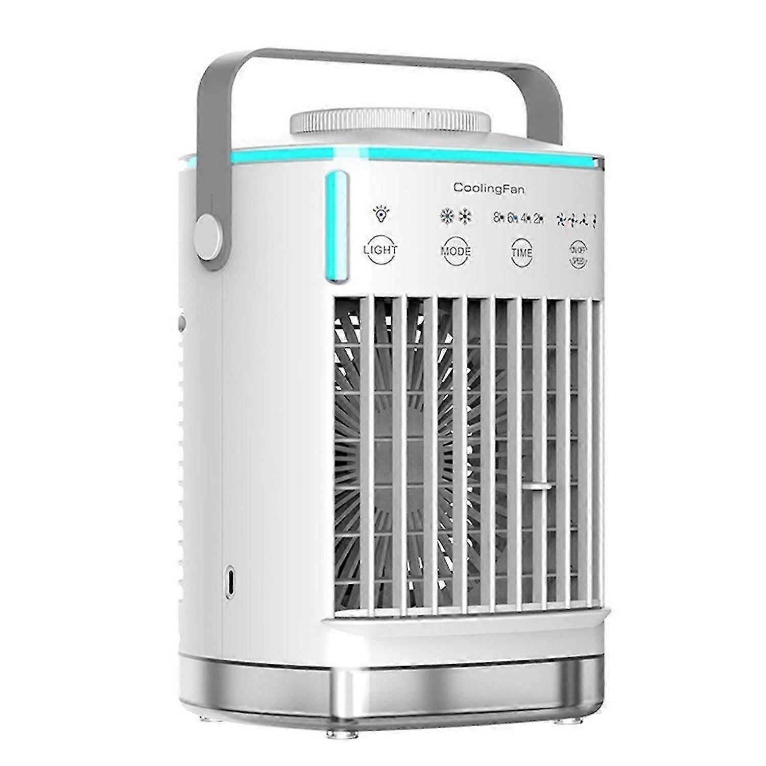 Portable Air Conditioner Humidifying Desktop Cooling Fan Office and Home Cooling Fan Mini Portable M