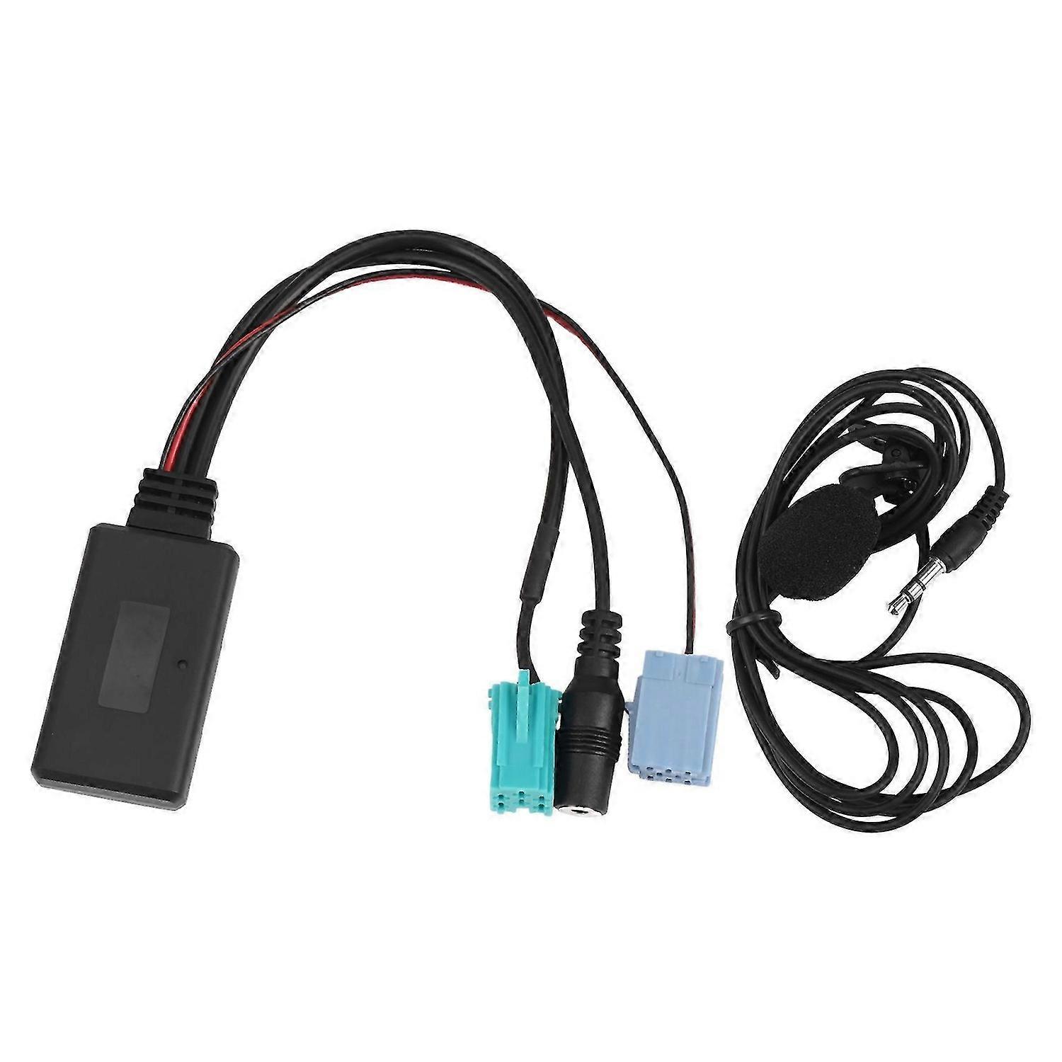Car Bluetooth 5.0 Aux Cable Microphone Handsfree Mobile Phone Free Calling Adapter for 2005-2011