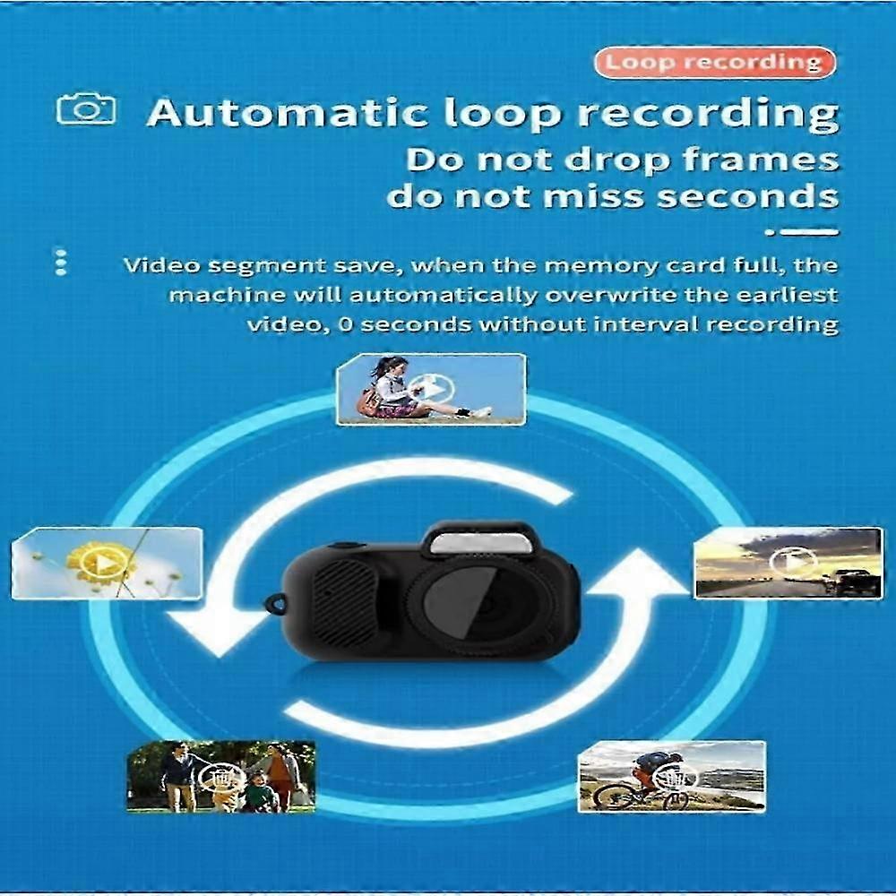 Mini Camera Keychain, 1080p Mini Digital Camera Keychain Nostalgic Camera