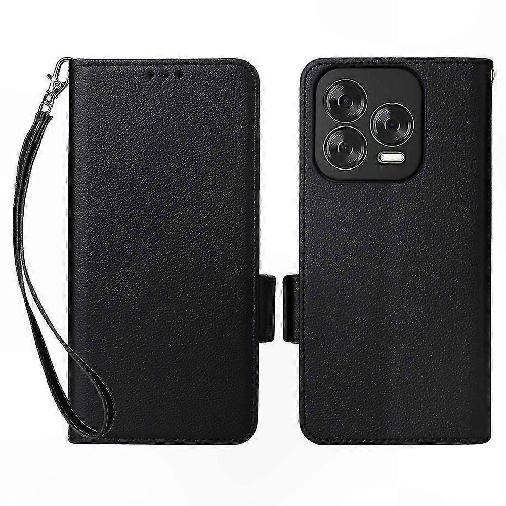 PU Leather Wallet Case with Litchi Texture for ZTE Blade V70 Series Phone Cover