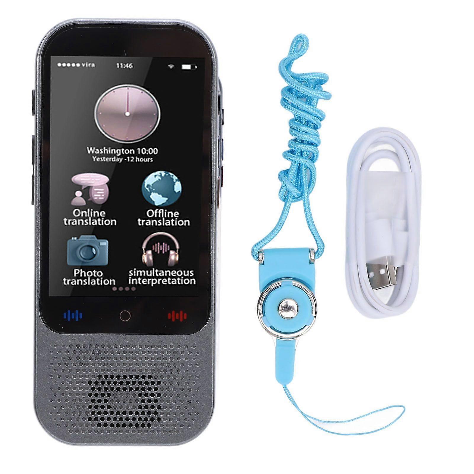 Language Translator Device Touchscreen Two Way Real Time Voice Photo Translation with 138 Languages and AI for Travel Business Learning