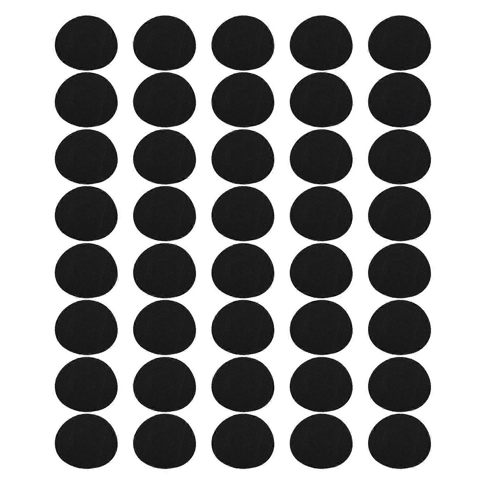 40pcs Sensor Patches Water Resistant Sweat Resistant Adhesive Patches Breathable Sensor Fixing Tape For Fitness Exercise Black