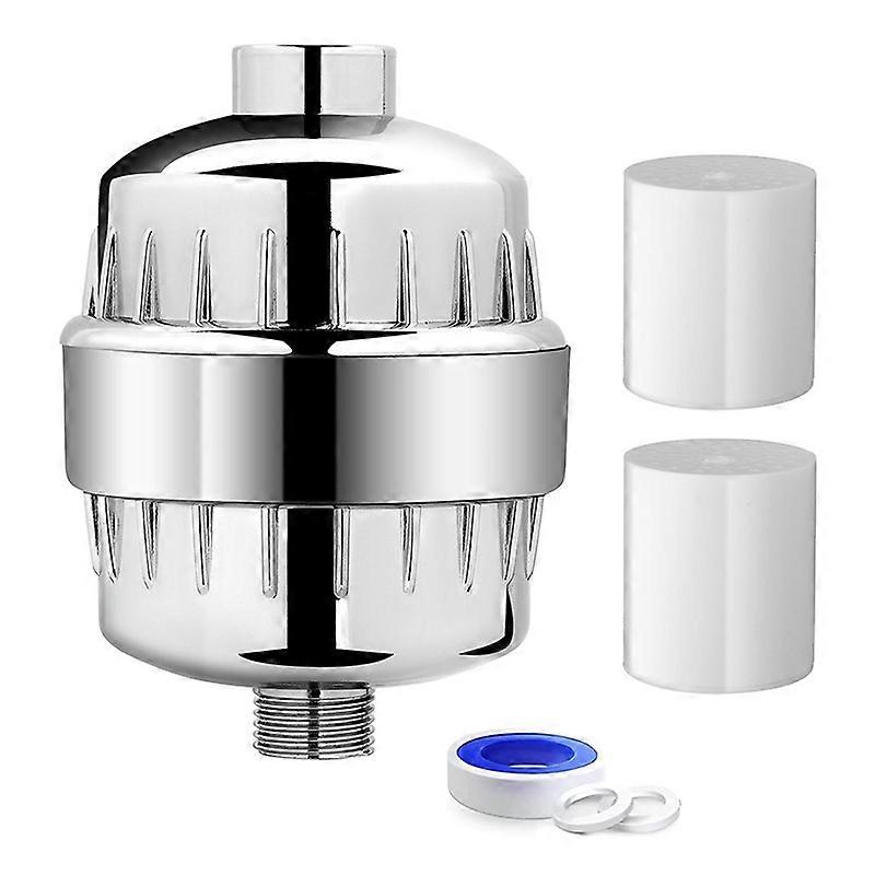 Shower Filter 20-Stage Showerhead Filter with 2 Filter Cartridges