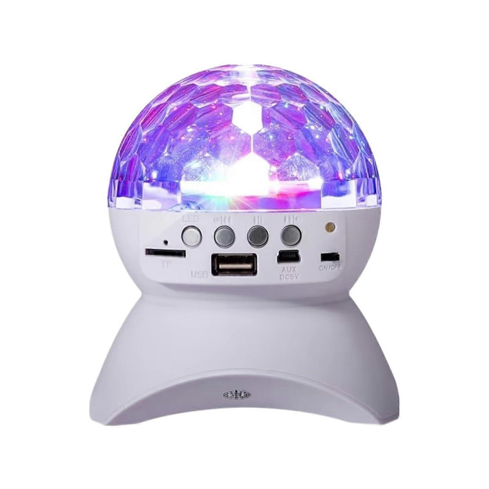 LED Stage Light Rotating Ball Stroboscopic White