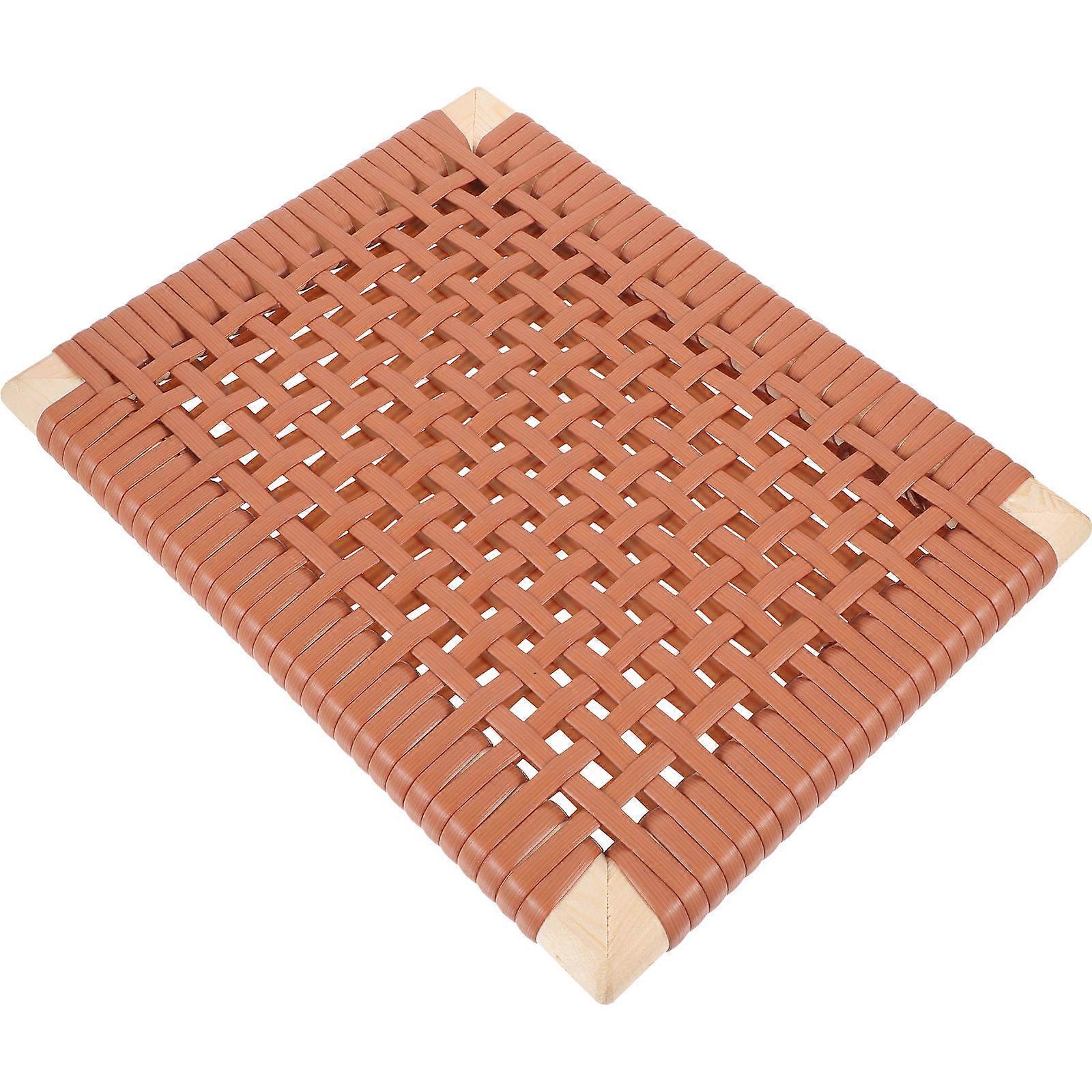 Brown Seat Cushion for Home Use with Comfortable Seating 2Pcs