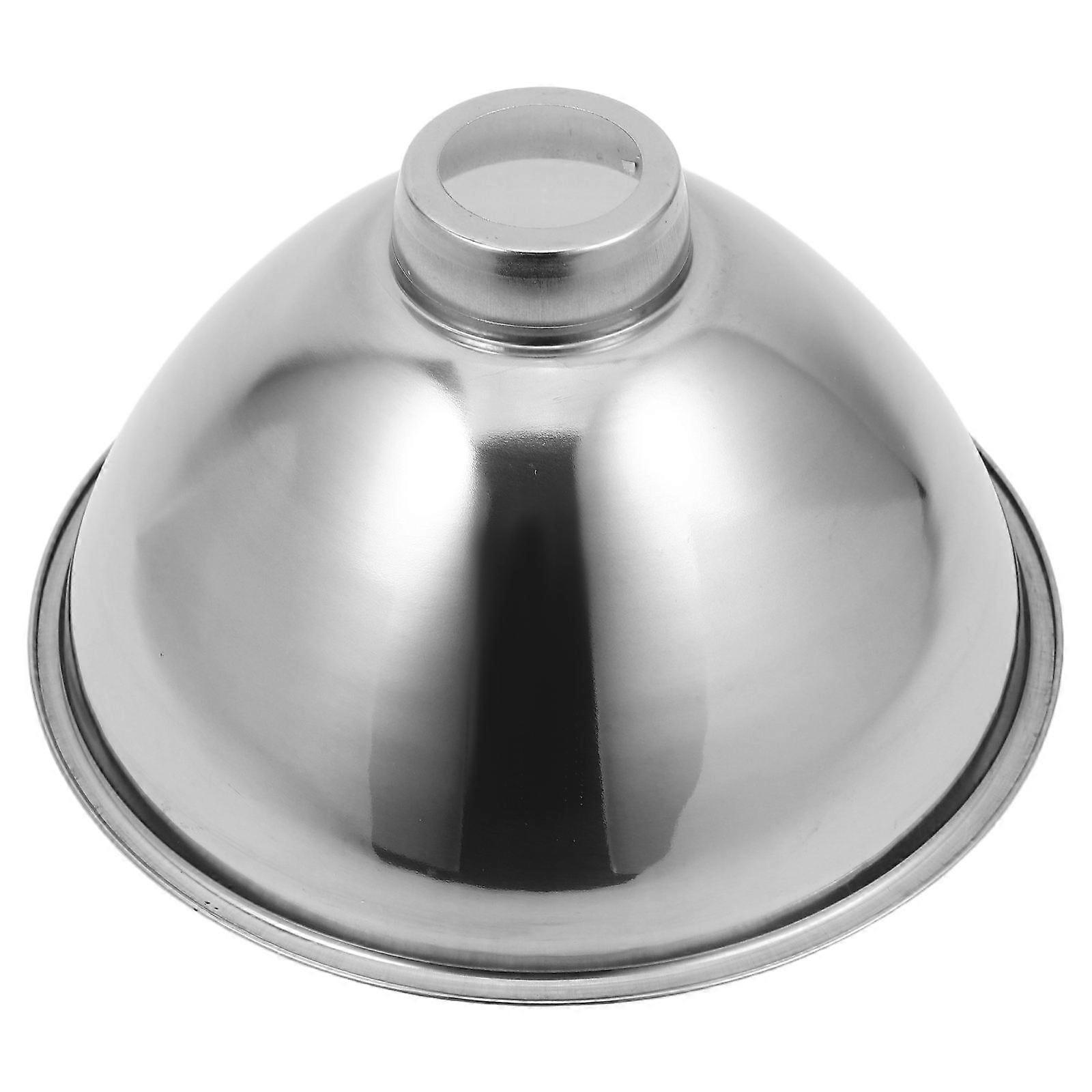 Outdoor Stainless Steel Lamp Shade 21cm For Factory And Workshop With Waterproof Function 3Pcs Effective Light Protection