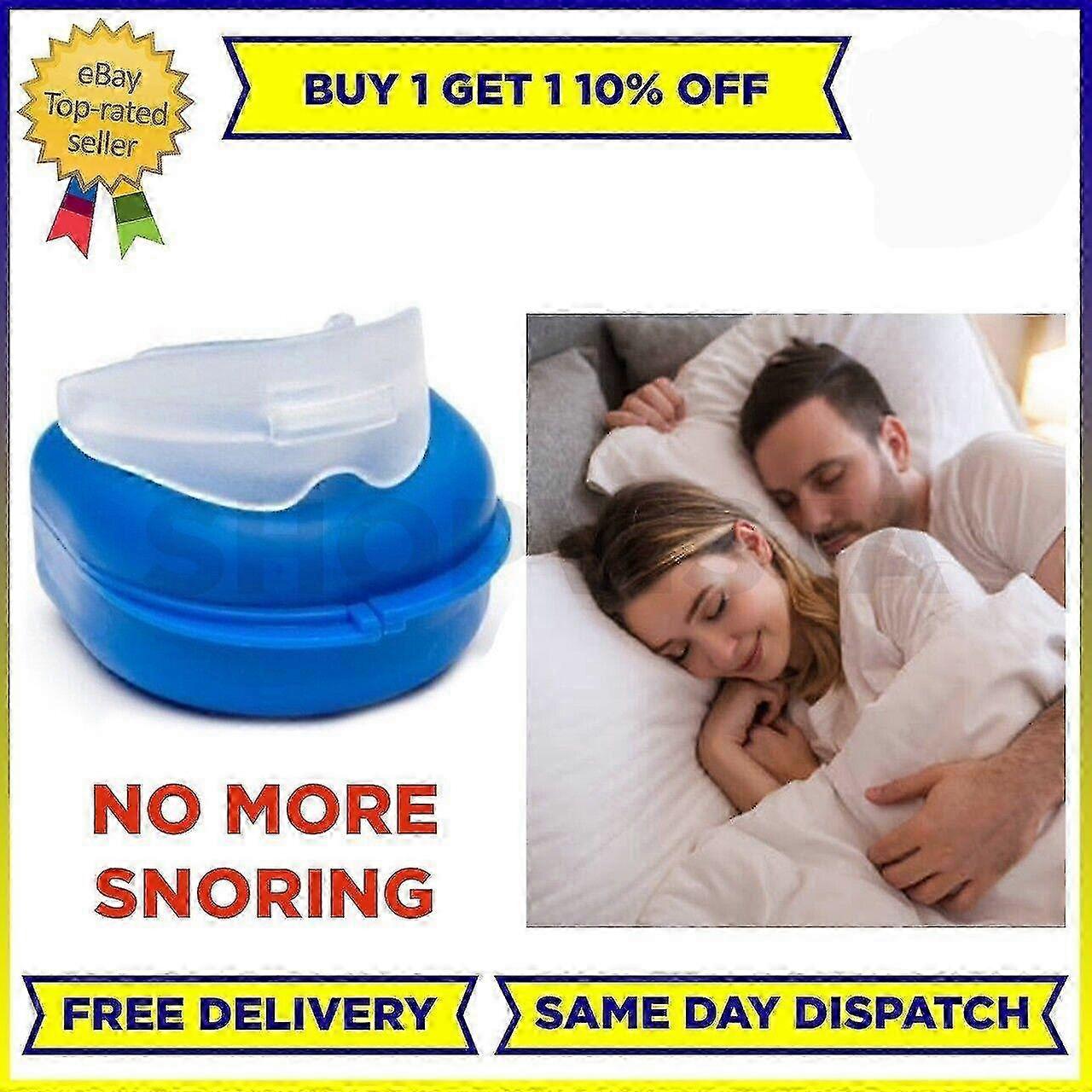 NHS anti-snoring device anti-snoring mouth guard device sleep aid to stop apnea -GLS 2025