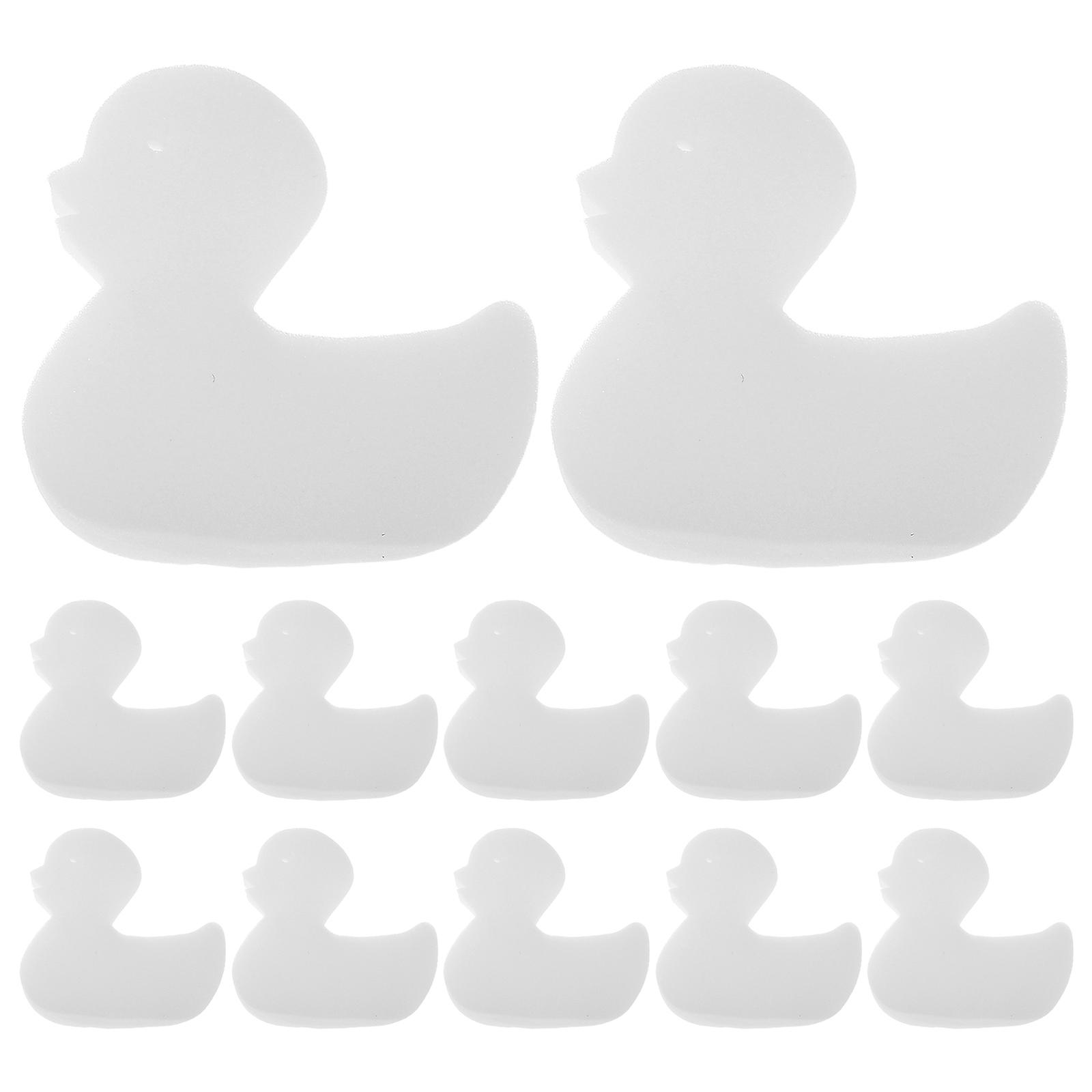 36Pcs Pool Oil Absorbing Sponge Duck Shape for Efficient Water Filter
