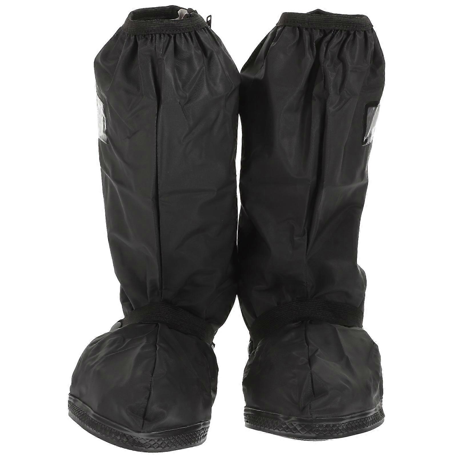 Black Waterproof Shoe Cover for Outdoor Use