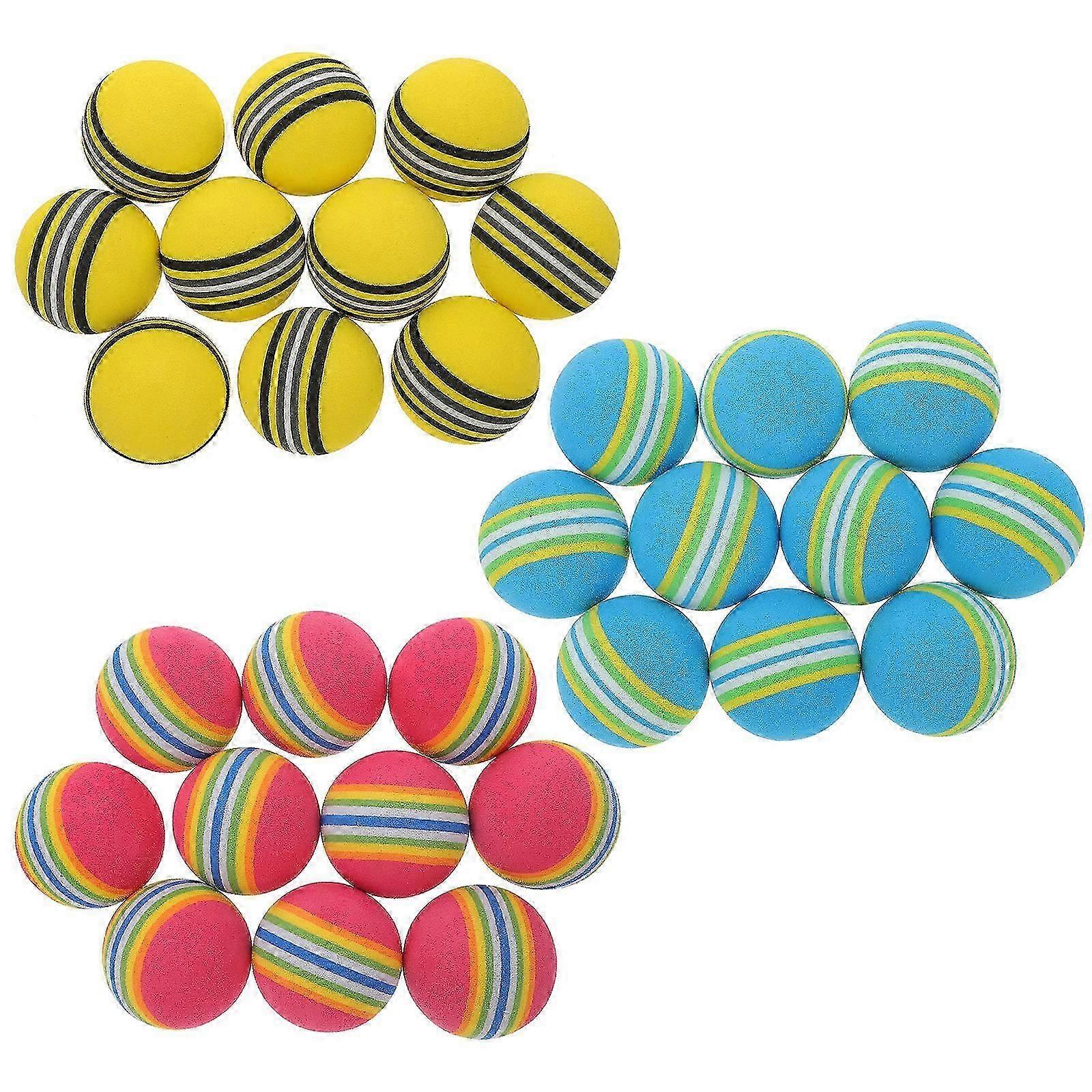 Golf Practice Balls 30Pcs for Training with Balanced Flight for Swings Chips Putts