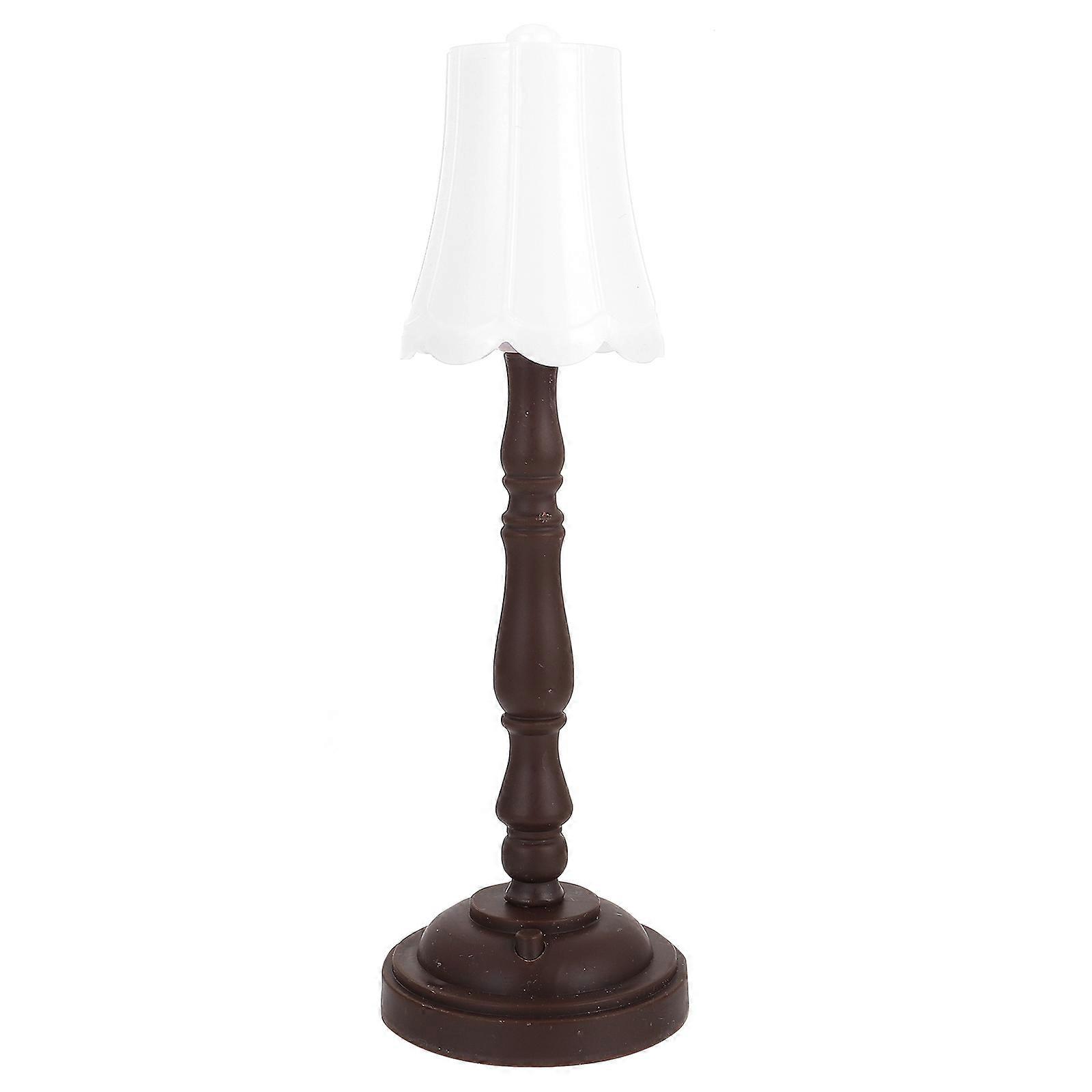 Mini LED Floor Lamp for Decoration 3Pcs Coffee Color Mini House Light