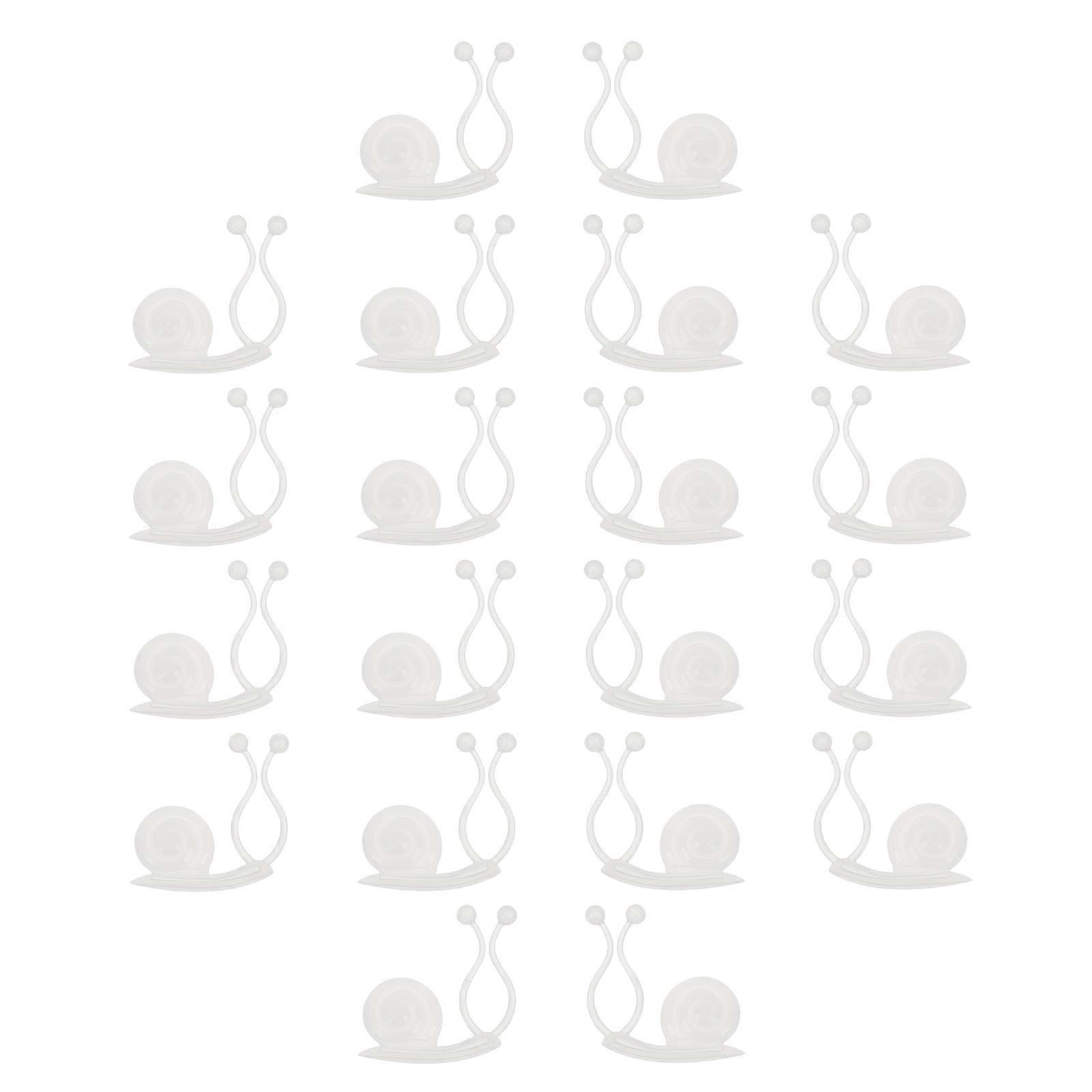 Indoor Vine Holders Creative Shape Plastic Easy To Paste 20Pcs