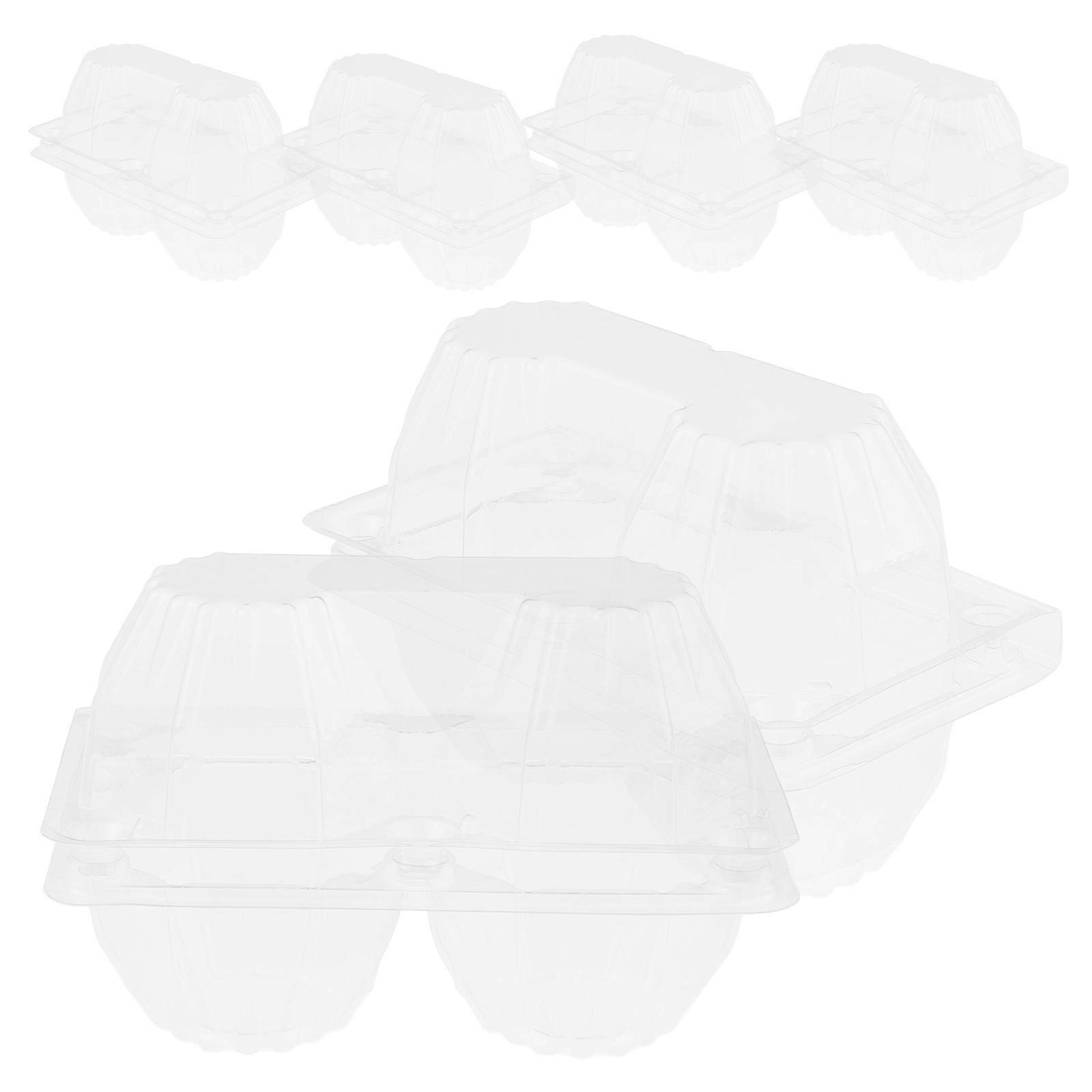 Transparent Egg Carton 6Pcs Multi-slot Goose Egg Packaging Container For Gifting And Displaying