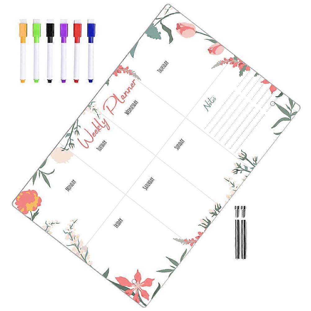 Decorative Acrylic Message Board 3 Sets For Home Use Office Use And Study Planning 30X20CM Erasable Reminders