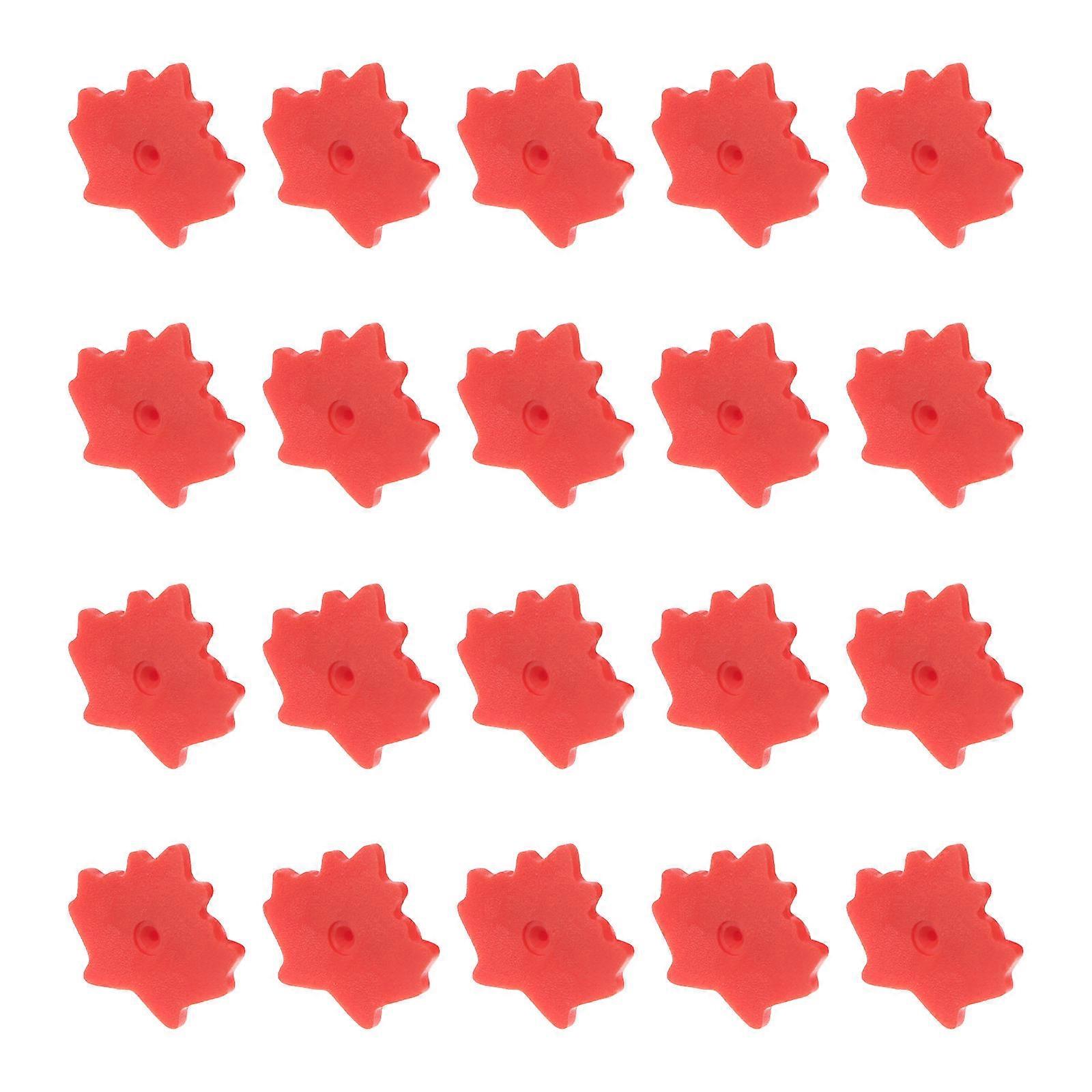 Badges Backing Clasp Maple Leaf Shaped Brooch Keepers for Decoration 200Pcs
