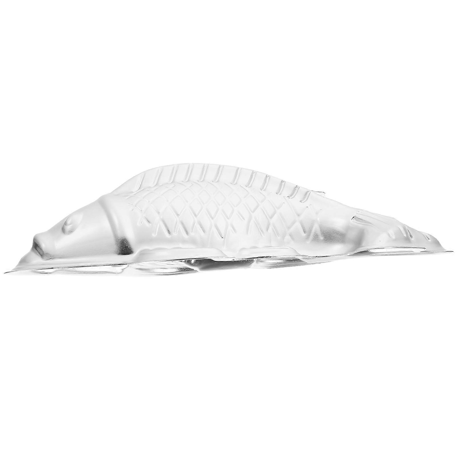 Silver Baking Mold Fish Shape for Rice Cake Making 2Pcs Multifunctional Mold