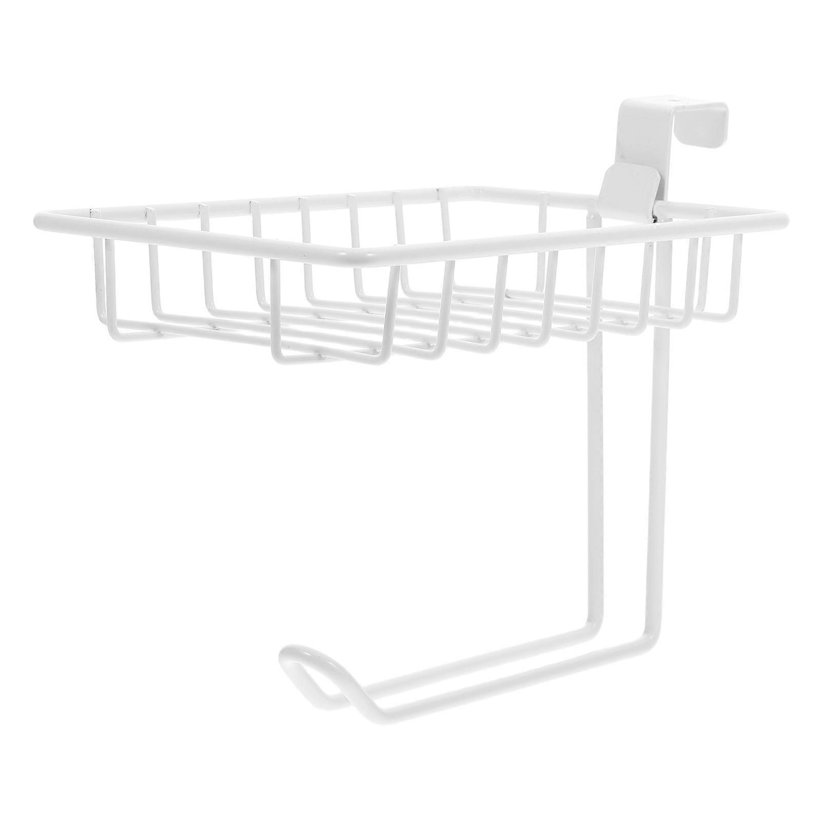 Wall Mounted Tissue Holder with Shelf for Bathroom and Kitchen 2Pcs Set