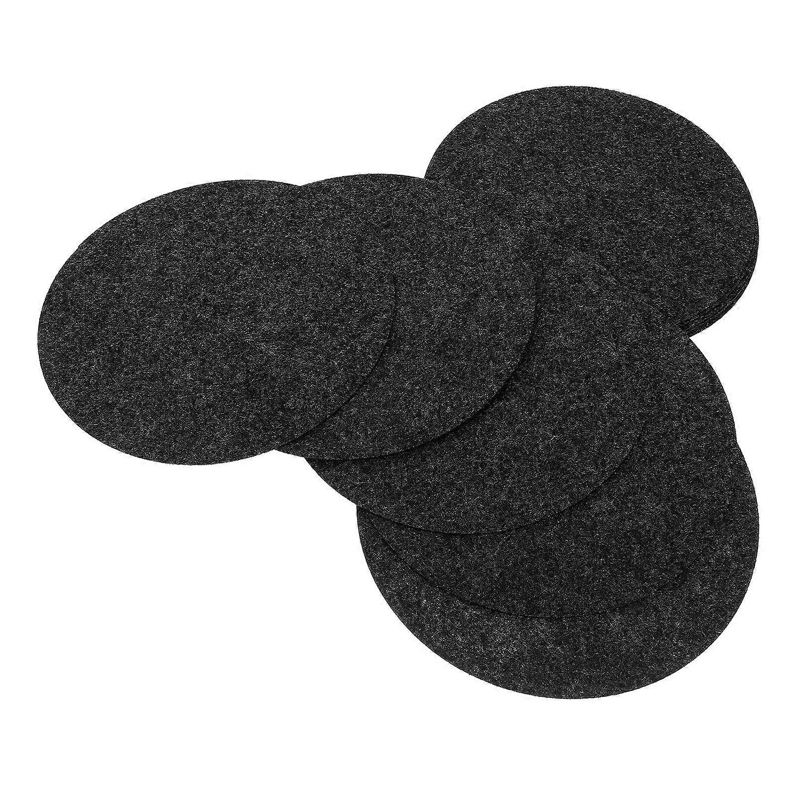 Dark Grey Felt Plate Storage Dividers for Dish Shielding 36Pcs Pads