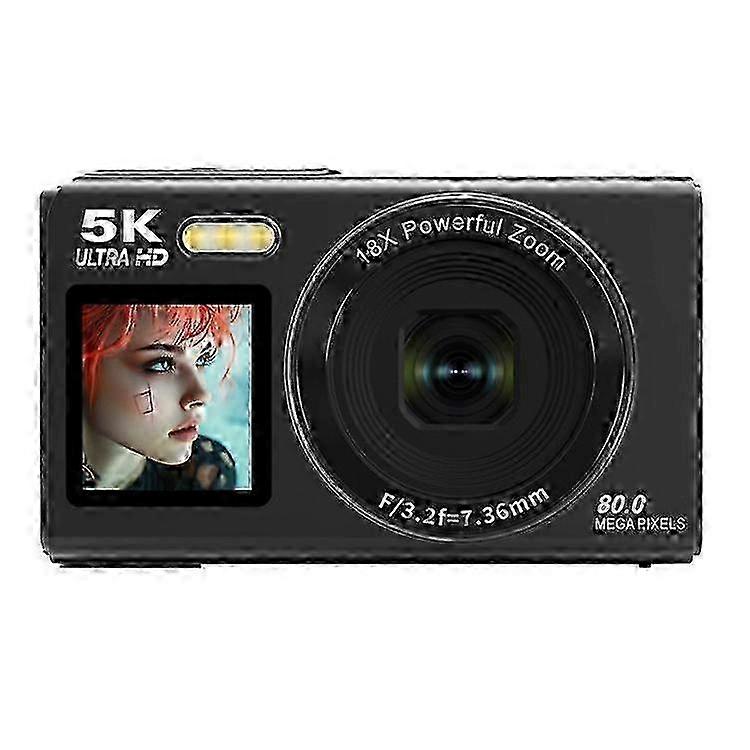 S150PRO Dual Screen Portable Digital Camera High Resolution CCD Selfie Camera, with 64G TF Card + Card Reader