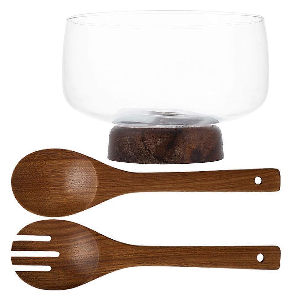 Salad Container 1Set Assorted Bowl with Scratch-Proof Base for Storage and Serving