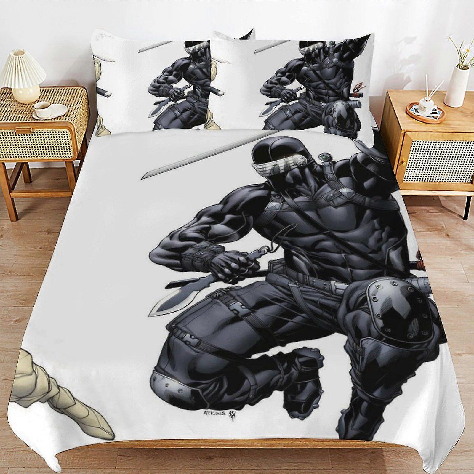 q391 G.I. Joe A Real American Hero Innovative Zip Closure Soft Finish Durable Weave Duvet Cover Sets Comfortable All Year Use d391