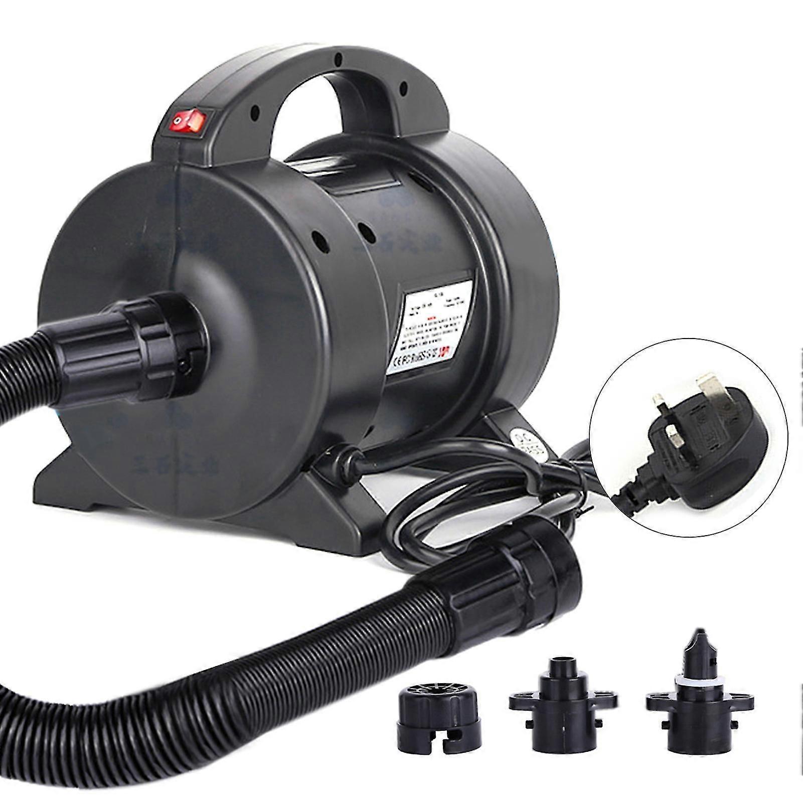 المحمولة 1600W مضخة كهربائية مضخة فراش الهواء التضخم السريع مضخة الهواء الكهربائية منفاخ الانكماش مع 2 فوهات لقارب طوف سرير الهواء