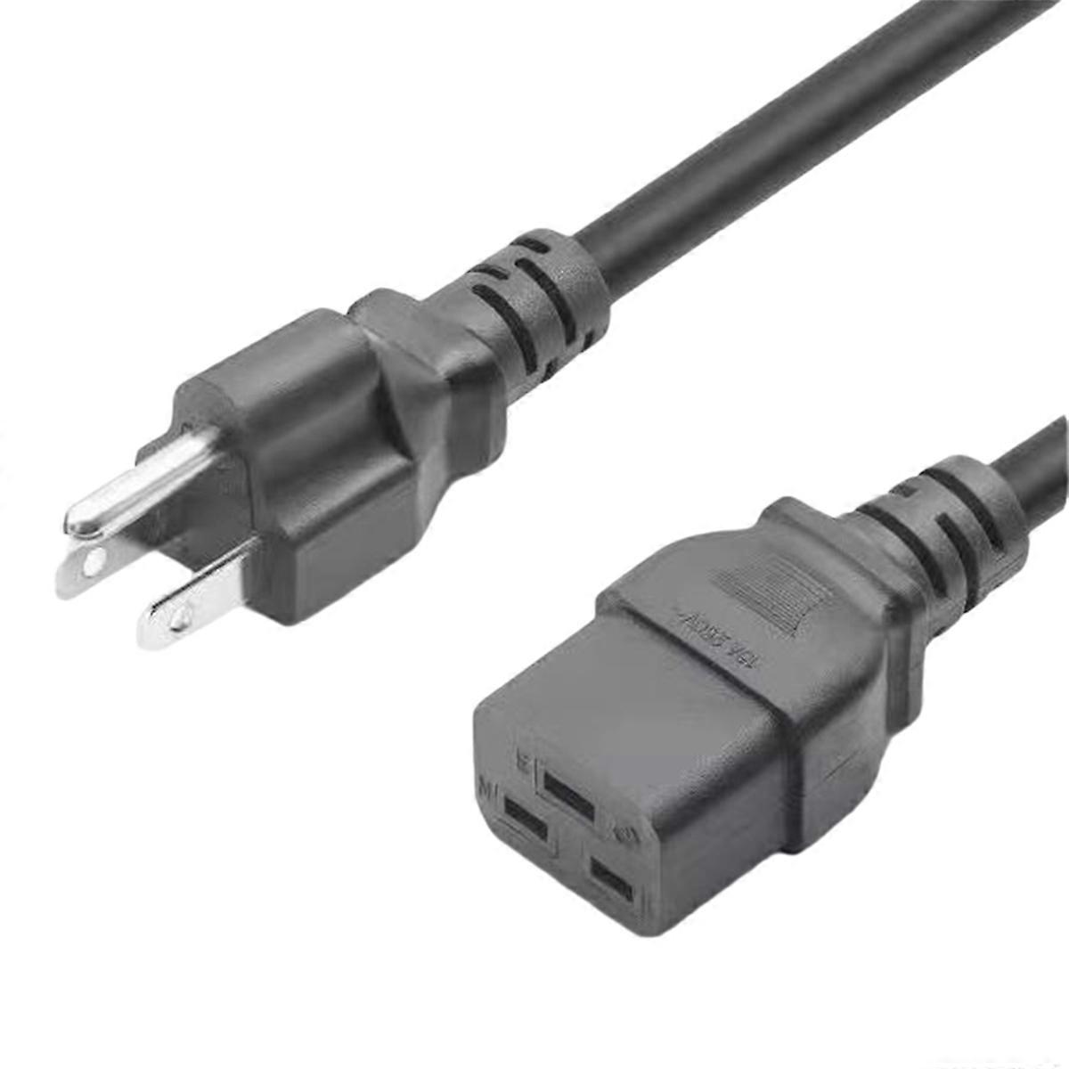 Server Power Cable for Antminer S9/L3+/S19/T19 Server C19 Power Cord US PLUG