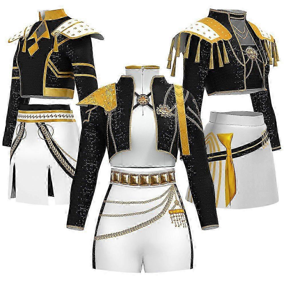 ציידי שדים קיי-פופ קוספליי רומי מירה זואי תחפושת ליל כל הקדושים קרנבל סט מסיבת תחפושות לנשים _b