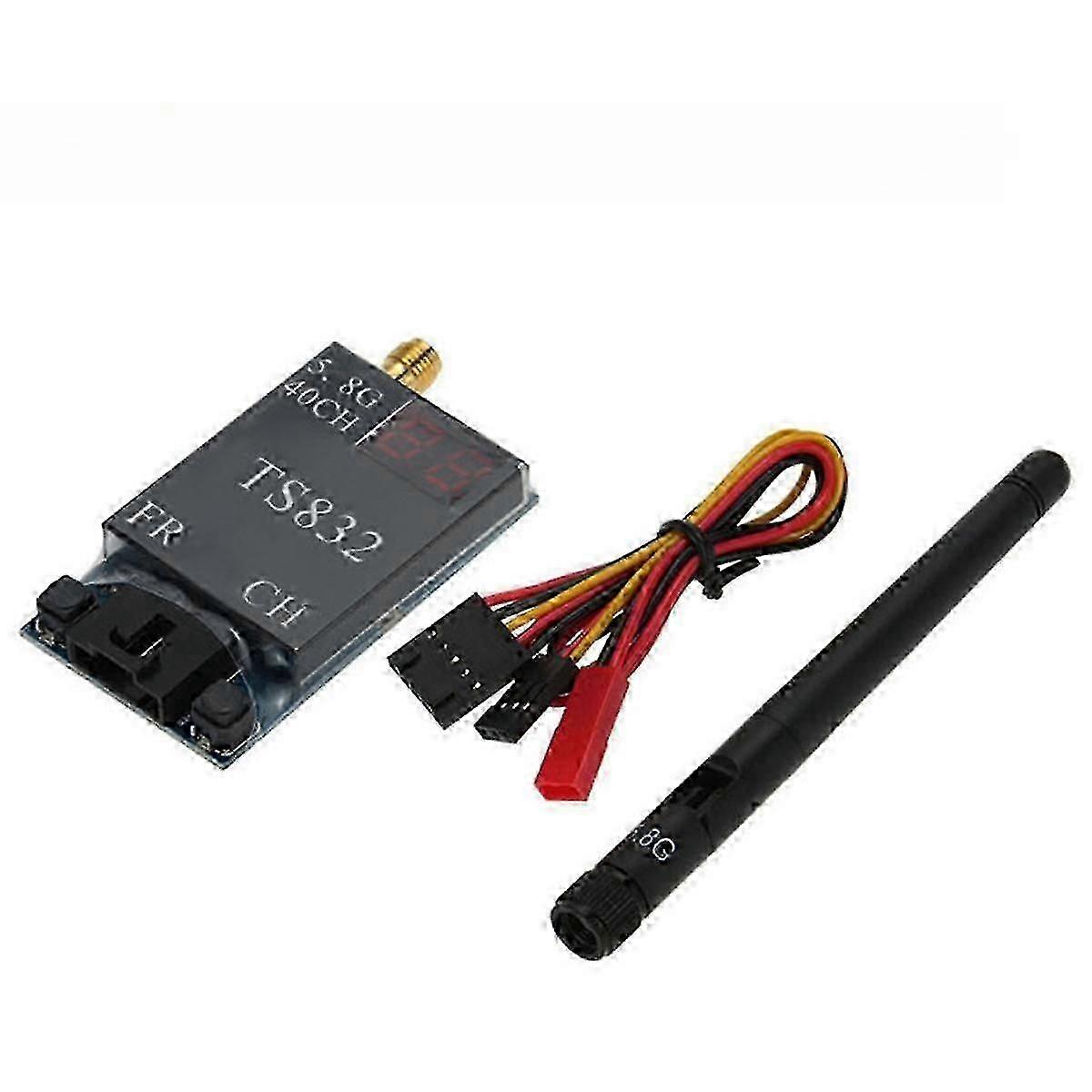Émetteur sans fil FPV TS832 exquis 5.8G 600Mw avec antenne Émetteur AV sans fil compatible avec FPV Multicopter RC Quadcopter
