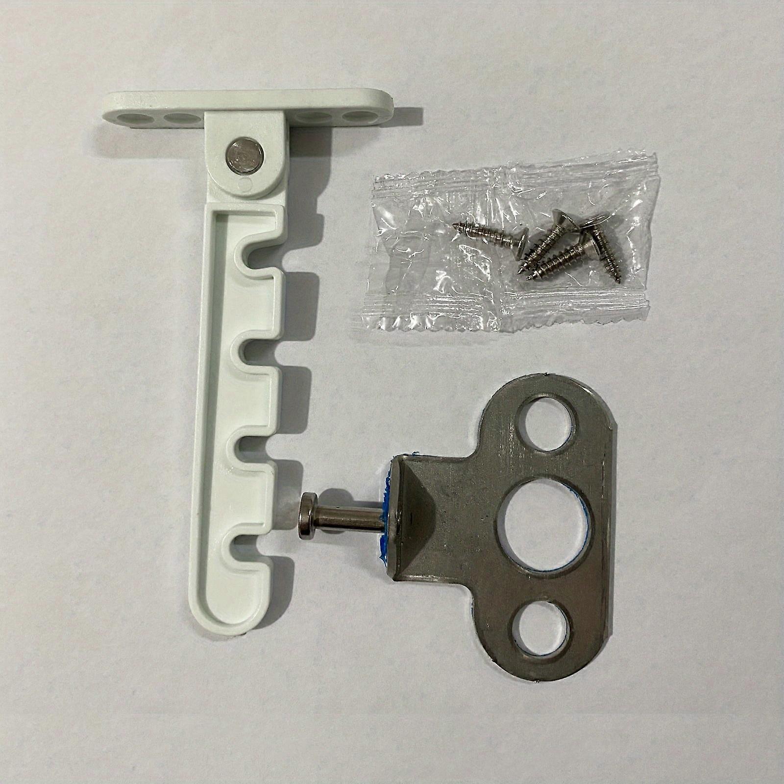 1pack Universal Window Restrictor Hooks For Pet Safety And Security