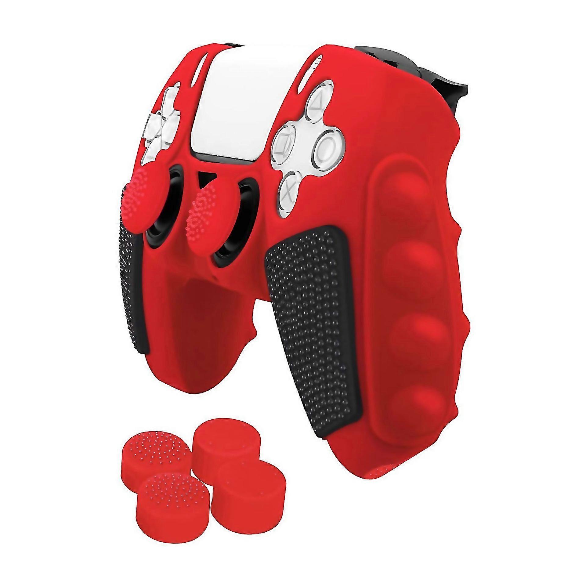 For Splicing Color Silicone Gamepad Protective Case With Rocker Caps For Sony Designed For Modern Li