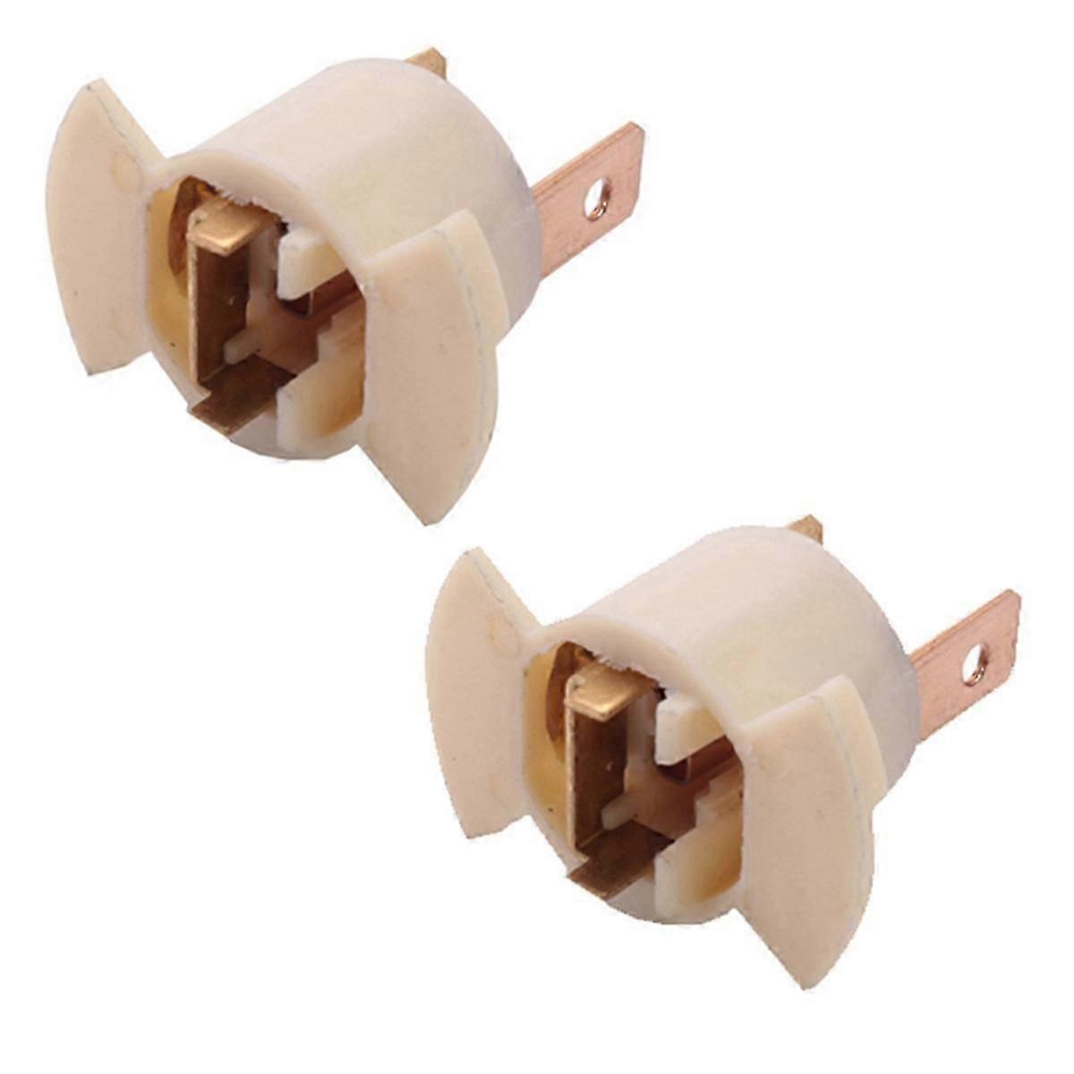 2PCS Headlight Bulb Socket H1 Halogen Holder for Honda CR-V 05-06_c*