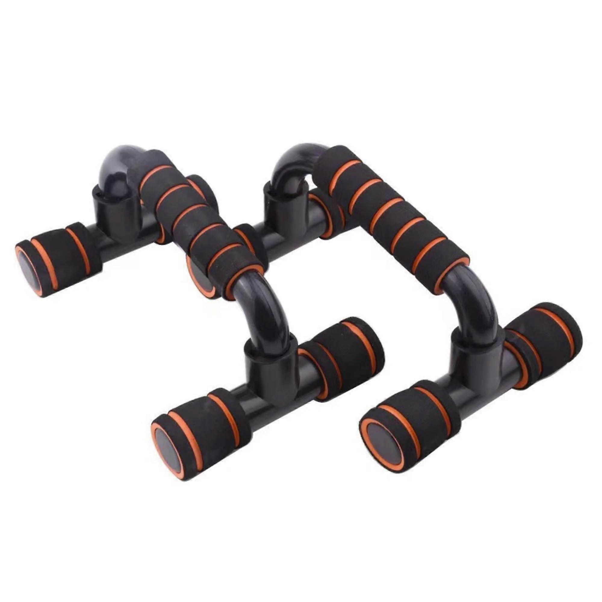 Push Up Bars For Strength Training NonSlip Portable Stands With Sturdy Structure Black Home Gym Equipment