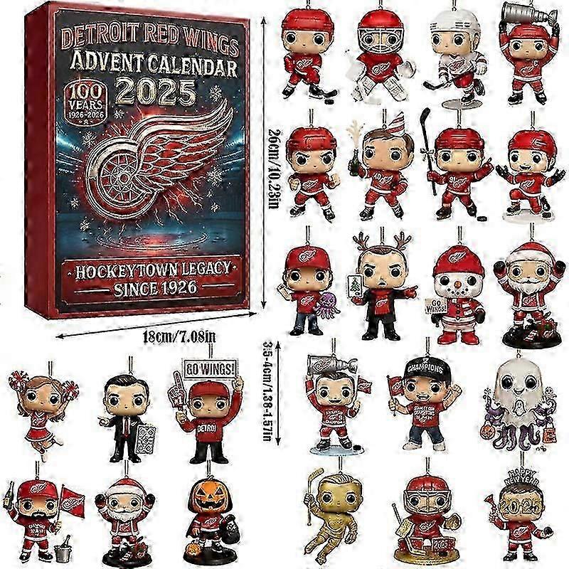 Exquisite Detroit Red Wings Advent Calendar Blind Box