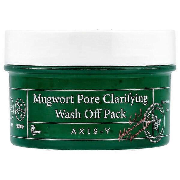 Axis-Y, Mugwort Pore Clarifying Wash Off Pack, 3.38 fl oz (100 ml)