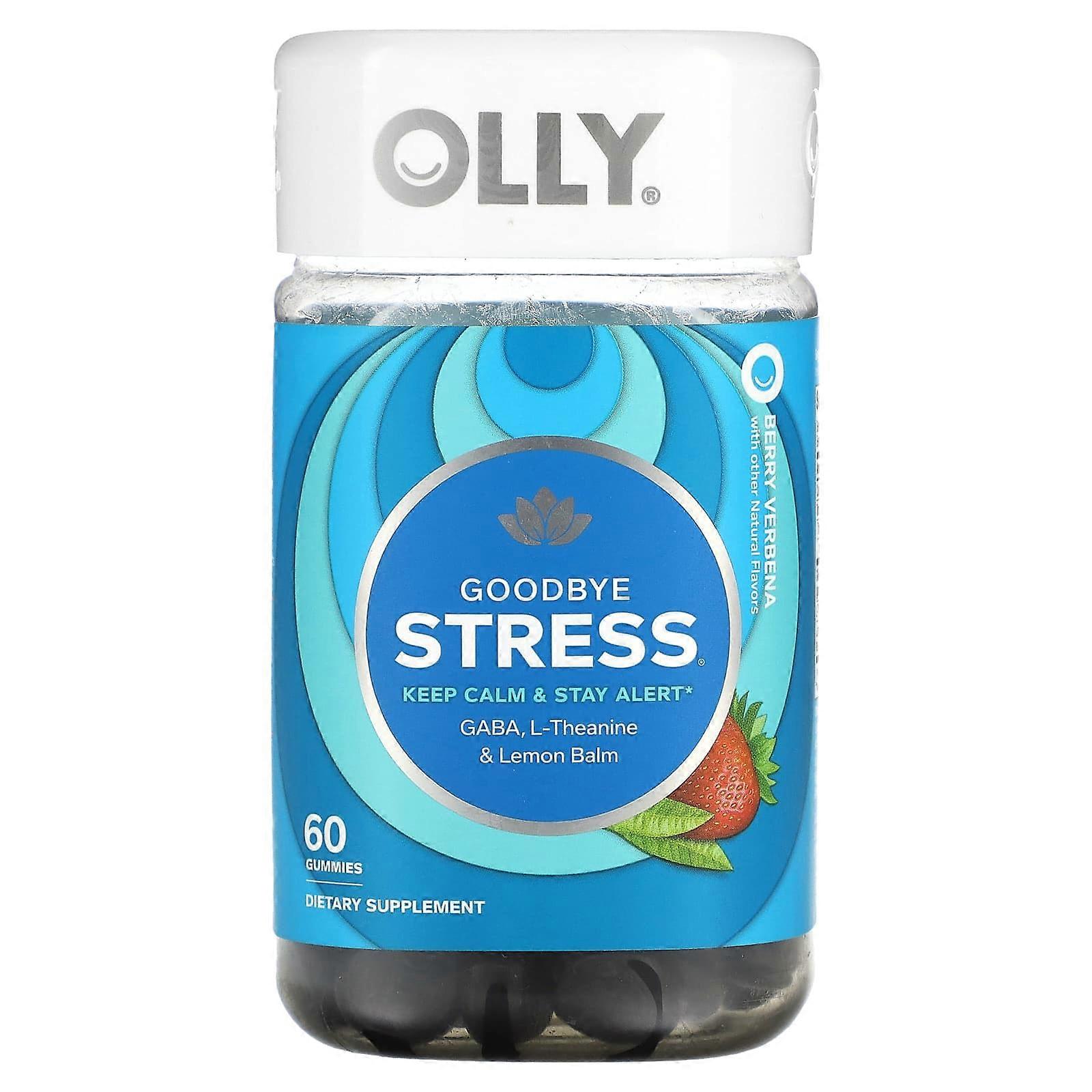 Goodbye Stress, Berry Verbena , 60 Gummies
