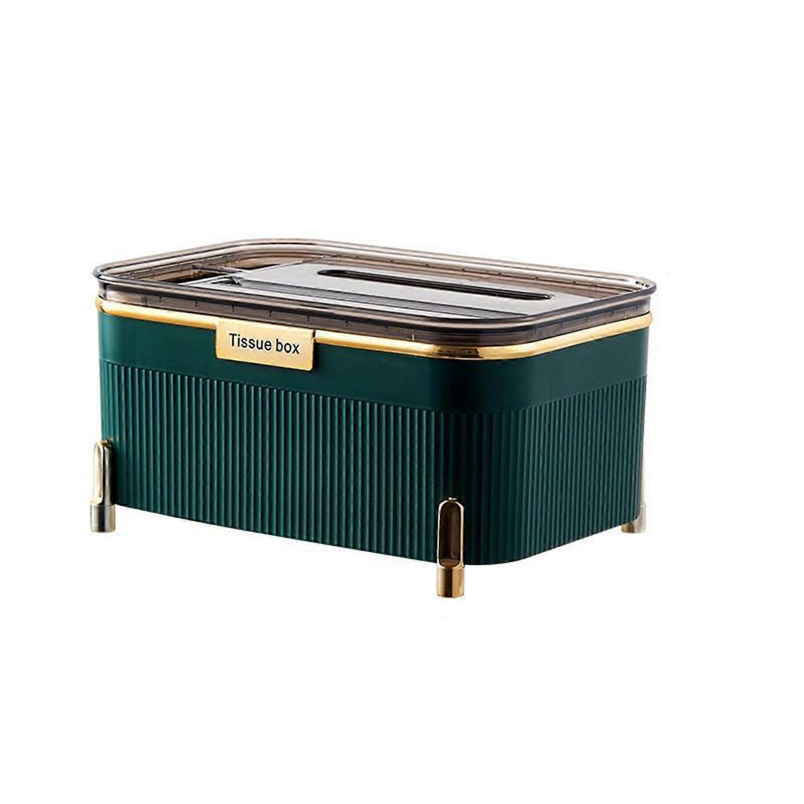 YOBOLK Tissue Box Cover, Rectangular - Multifunctional for Home/Office/Tea Table/Restaurant/Car; compatible with standard tissue boxes