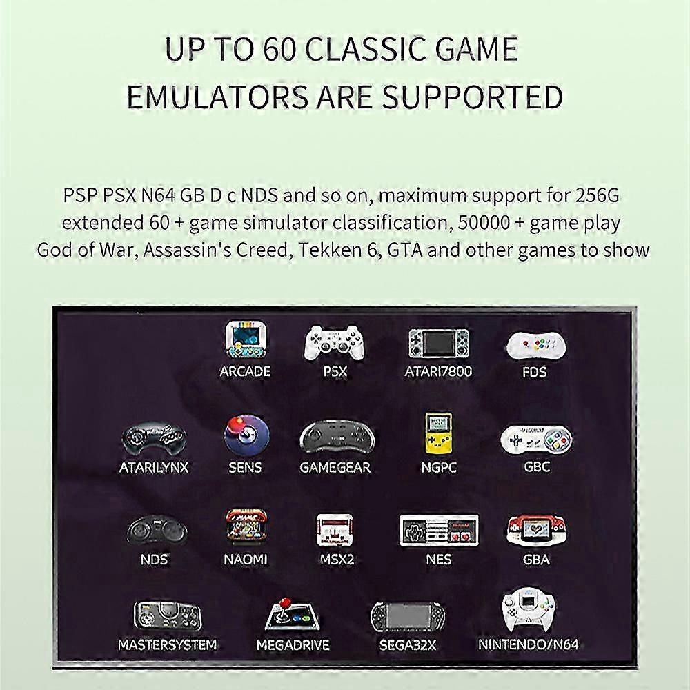 2025 NOUVEAU G12 PRO Rétro Game Stick Box HDMI TV Console de jeu Double Système Open Source Arcade 3D Set Top Box Pour PSP/PS1 50000 Jeux